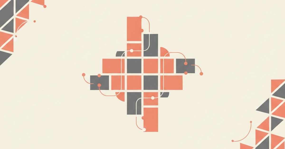 Editorial illustration supporting the article on wordpress masonry grid.