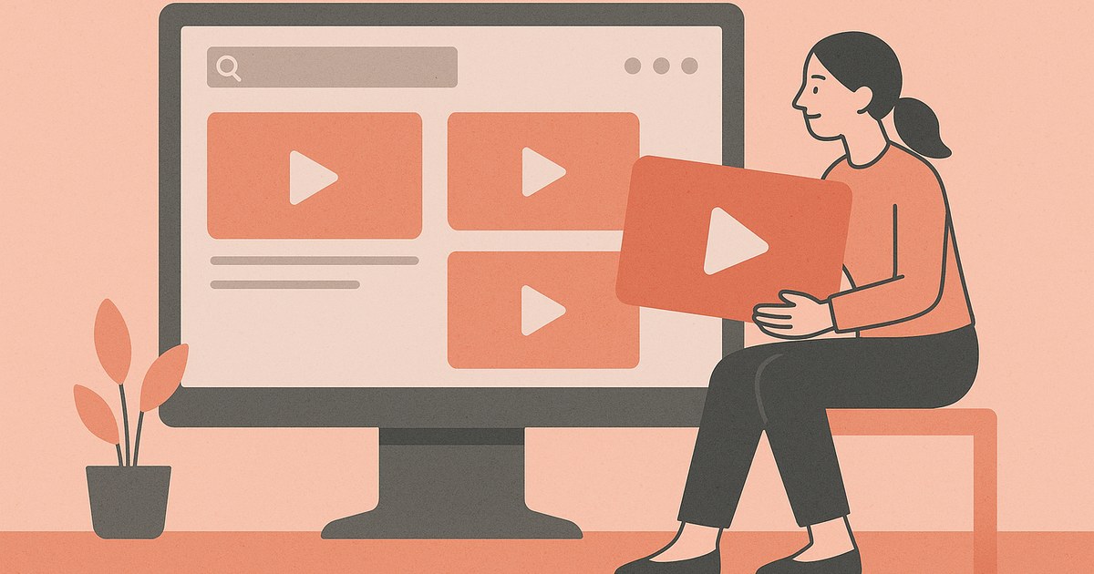 Editorial illustration supporting the article on wordpress video gallery.